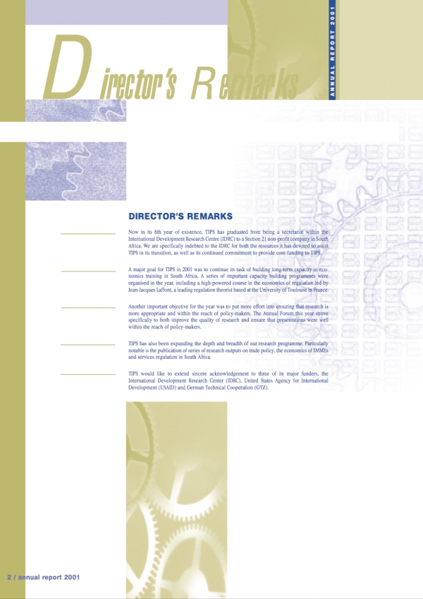 Annual Report 2001